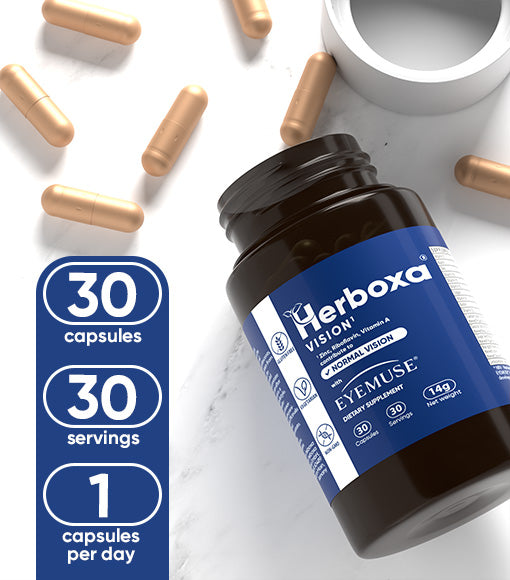 Herboxa Vision. 30 capsules. 30 servings. 1 capsule per day